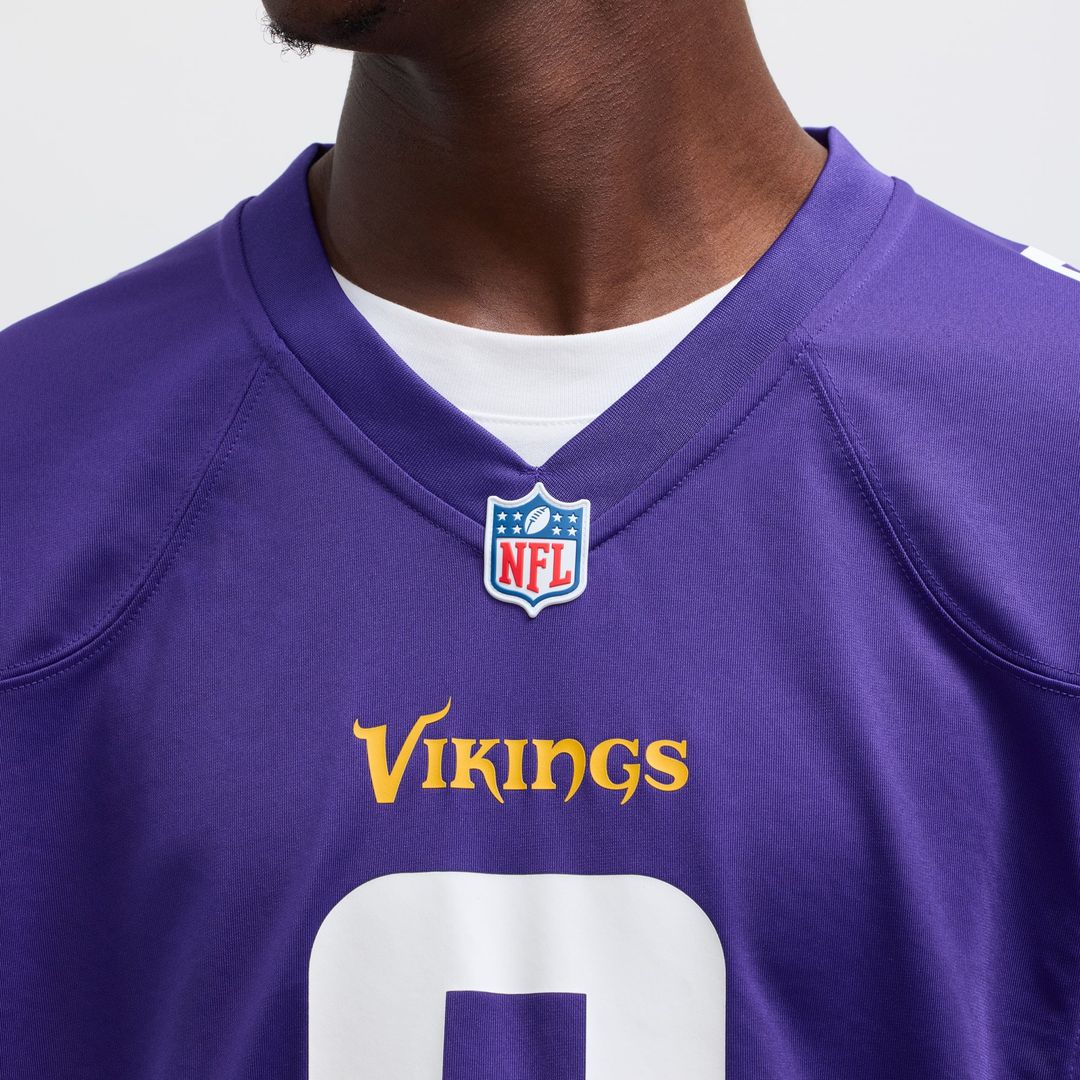 Men's Minnesota Vikings J.J. McCarthy Nike Purple  Player Game Jersey