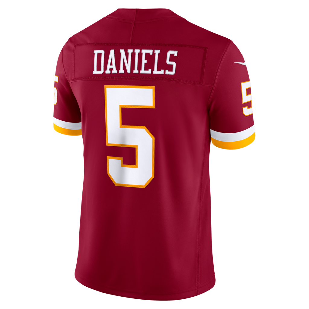Men's Washington Commanders Jayden Daniels Nike Burgundy Team Vapor F.U.S.E. Stitched Limited Jersey