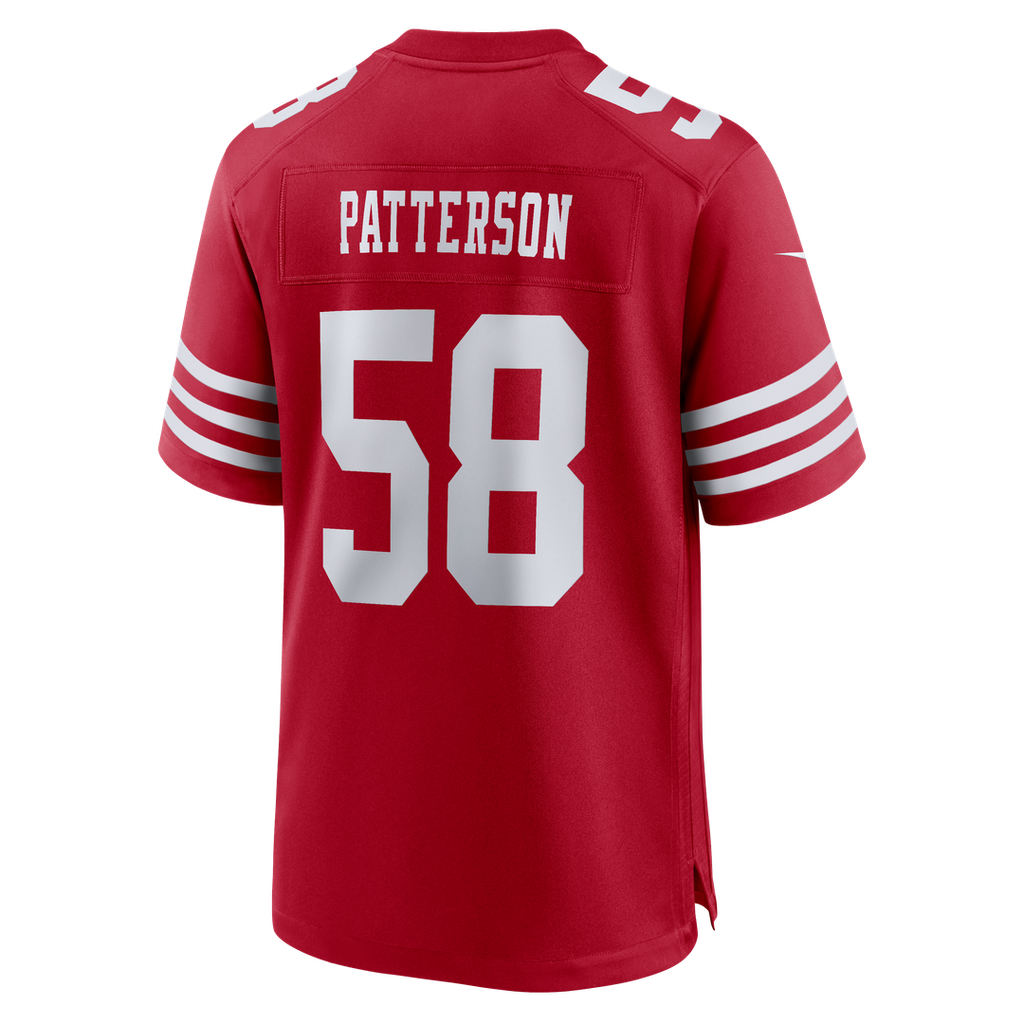 Men's San Francisco 49ers Jarrett Patterson Nike Scarlet Team Game Jersey