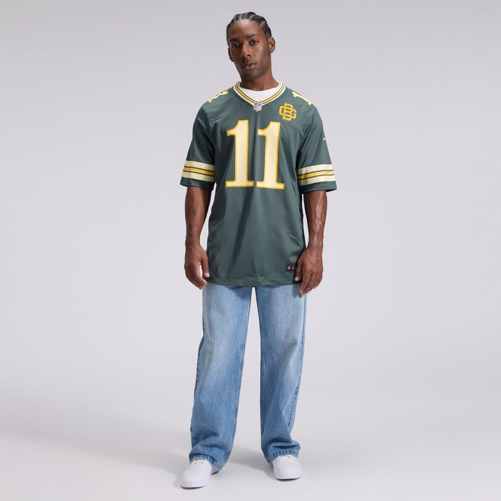 Men's Green Bay Packers Jayden Reed Nike Green 2026 Rivalries Collection Game Jersey