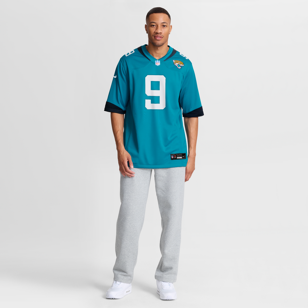 Men's Jacksonville Jaguars Logan Cooke Nike Black Game Jersey