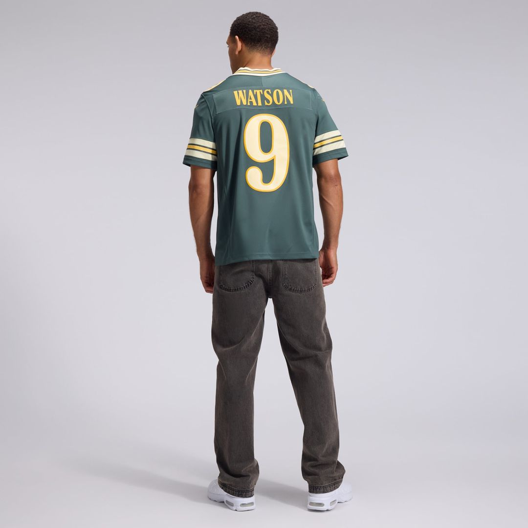 Men's Green Bay Packers Christian Watson Nike Green 2026 Rivalries Collection Stitched Limited Jersey