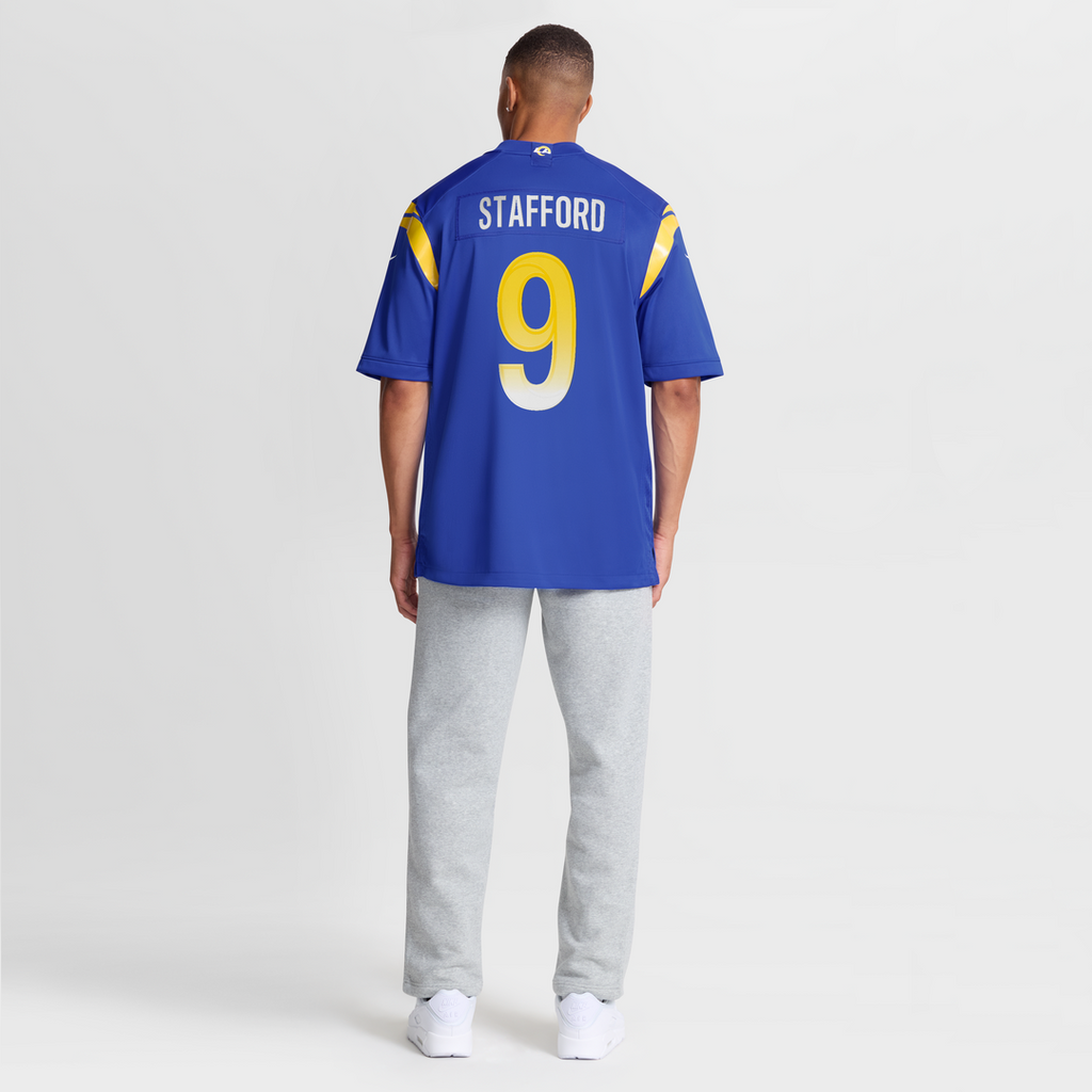 Men's Los Angeles Rams Matthew Stafford Nike Royal Player Game Jersey