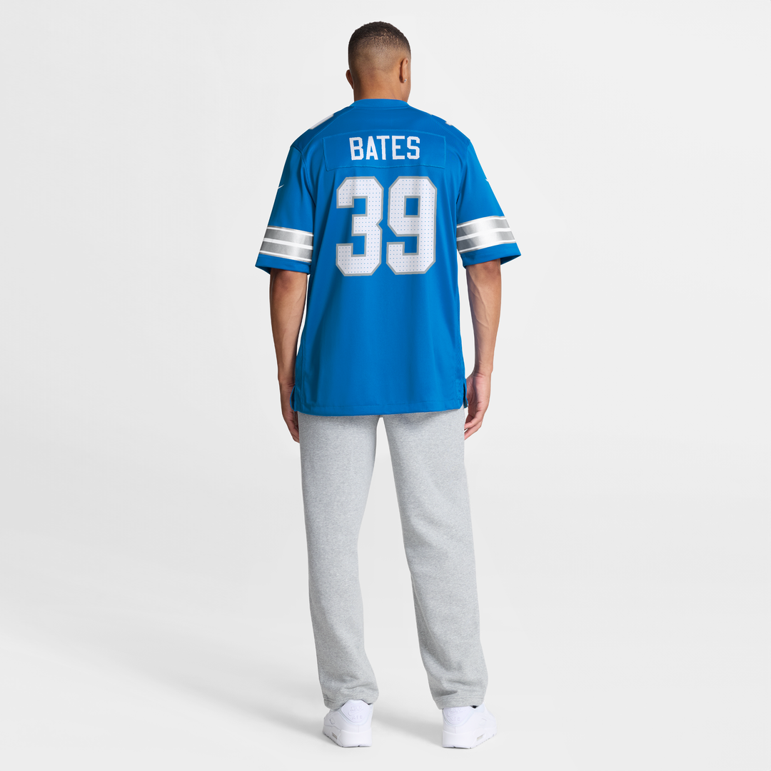 Men's Detroit Lions Jake Bates Nike  Blue Team Game Jersey