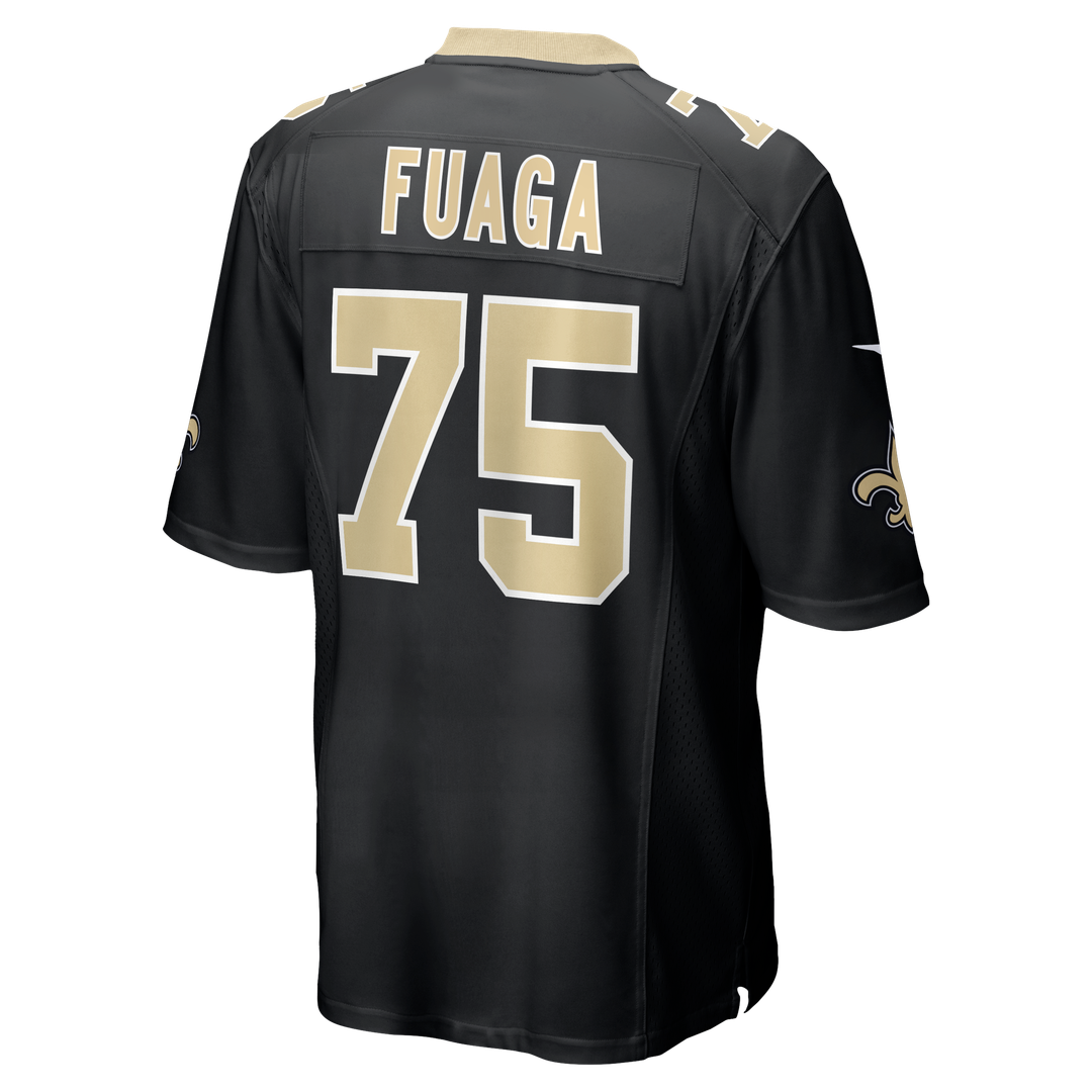 Men's New Orleans Saints Taliese Fuaga Nike Black  Player Game Jersey