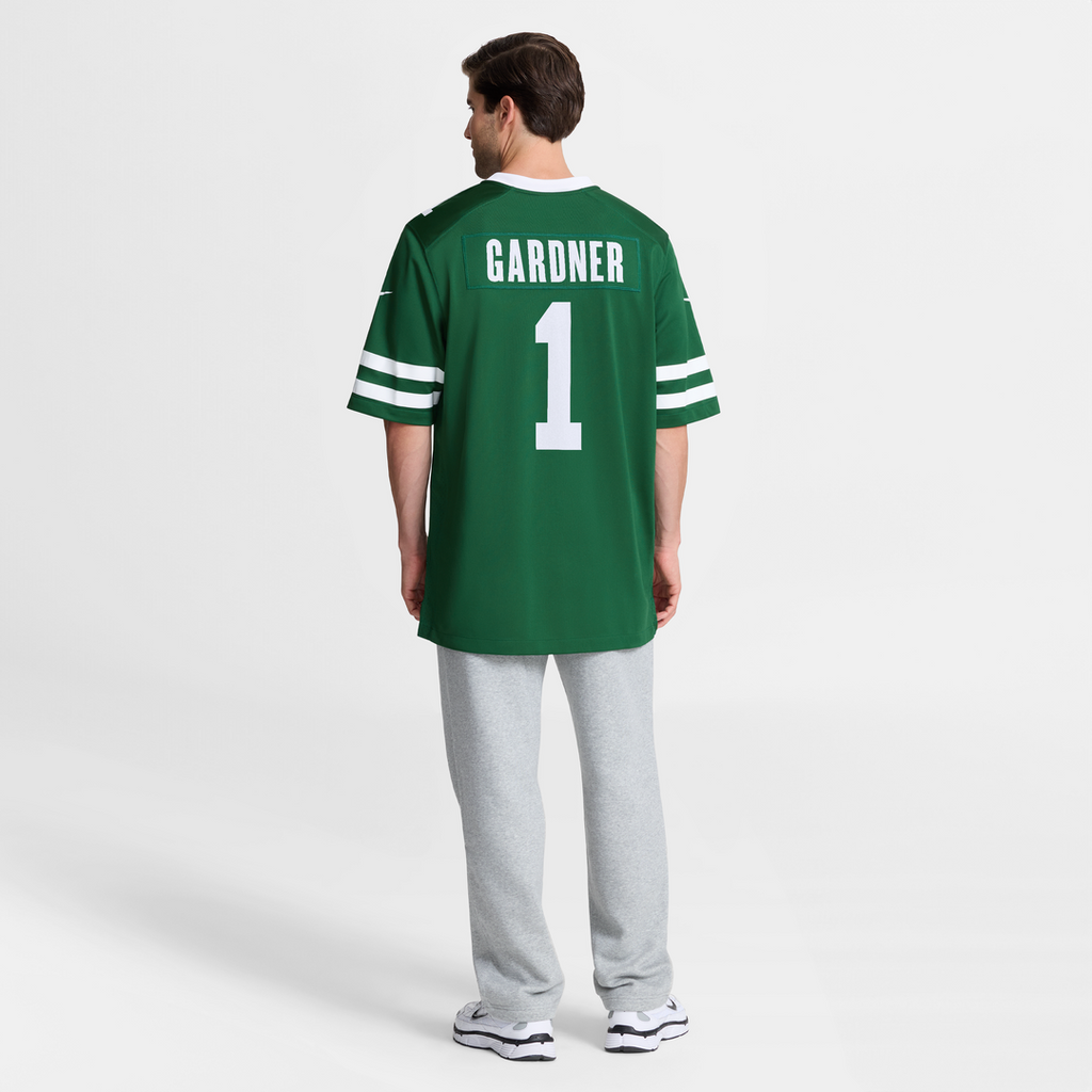 Men's New York Jets Ahmad Sauce Gardner Nike Legacy Green Game Jersey