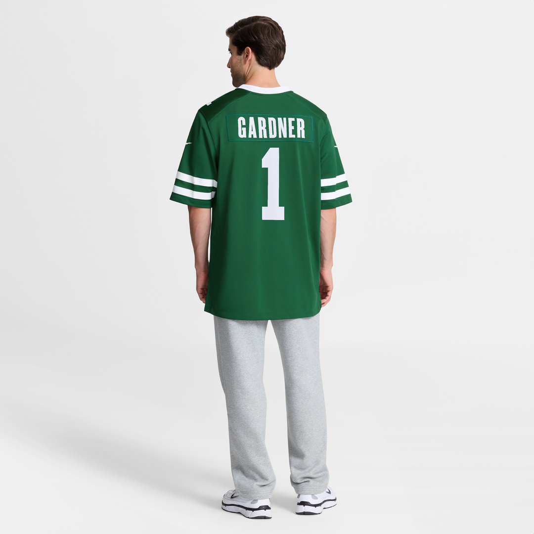 Men's New York Jets Ahmad Sauce Gardner Nike Legacy Green Game Jersey