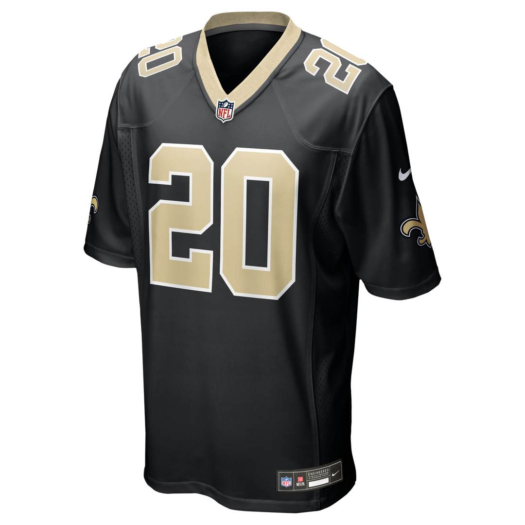 Men's New Orleans Saints Pete Werner Nike Black Game Jersey