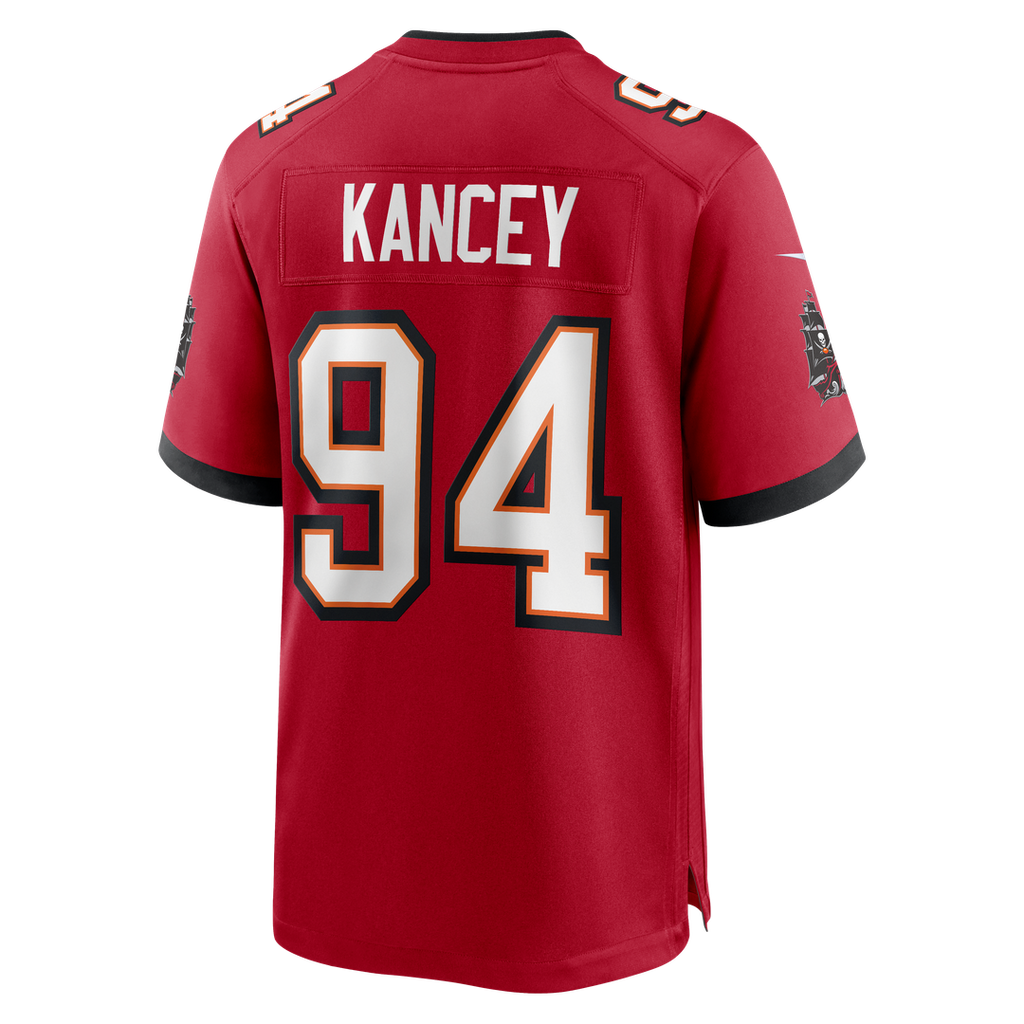 Men's Tampa Bay Buccaneers Calijah Kancey Nike Red  Game Jersey