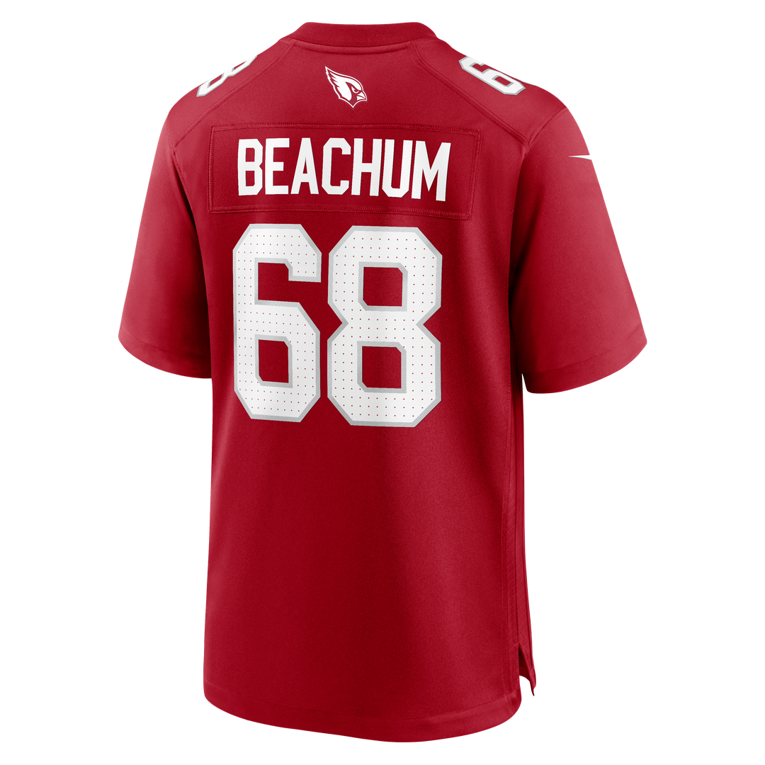 Men's Arizona Cardinals Kelvin Beachum Nike  Cardinal Team Game Jersey