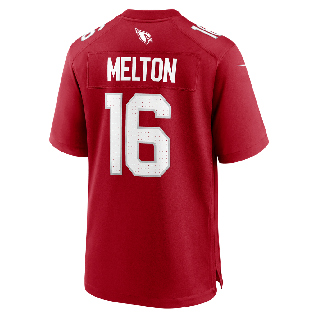 Men's Arizona Cardinals Max Melton Nike  Cardinal Team Game Jersey