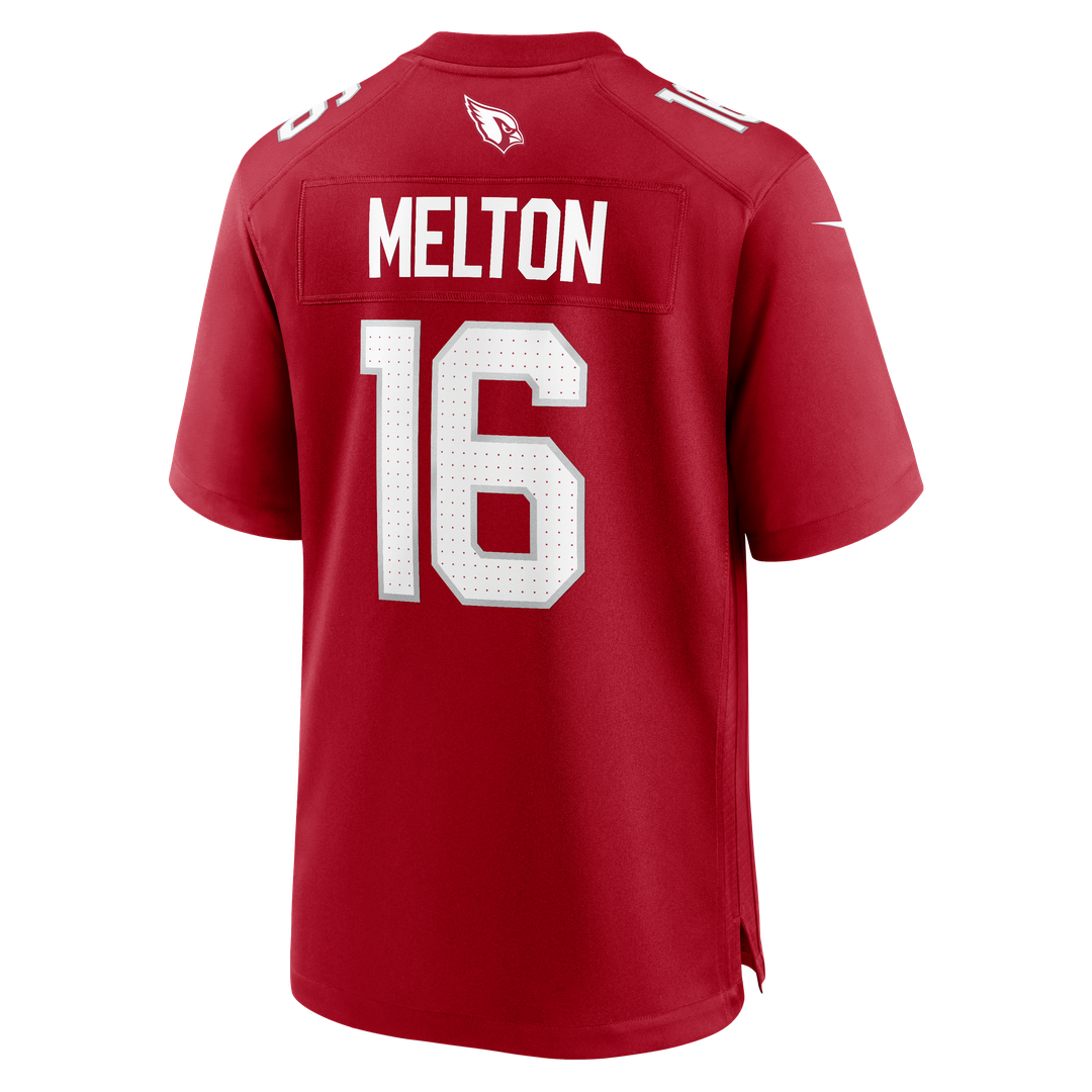 Men's Arizona Cardinals Max Melton Nike  Cardinal Team Game Jersey