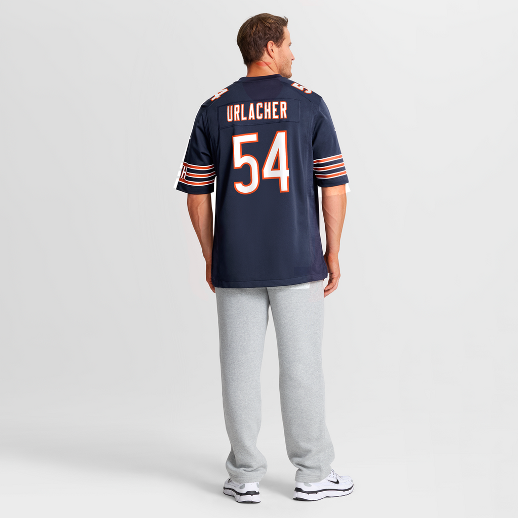 Men's Chicago Bears Brian Urlacher Nike White Retired Player Game Jersey