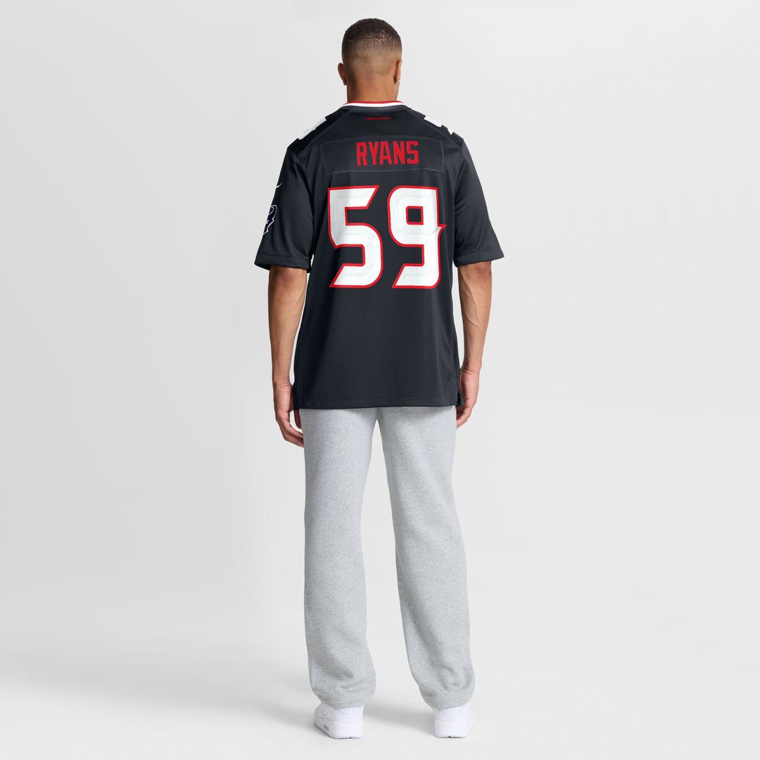 Men's Houston Texans DeMeco Ryans Nike  Navy Team Retired Game Jersey