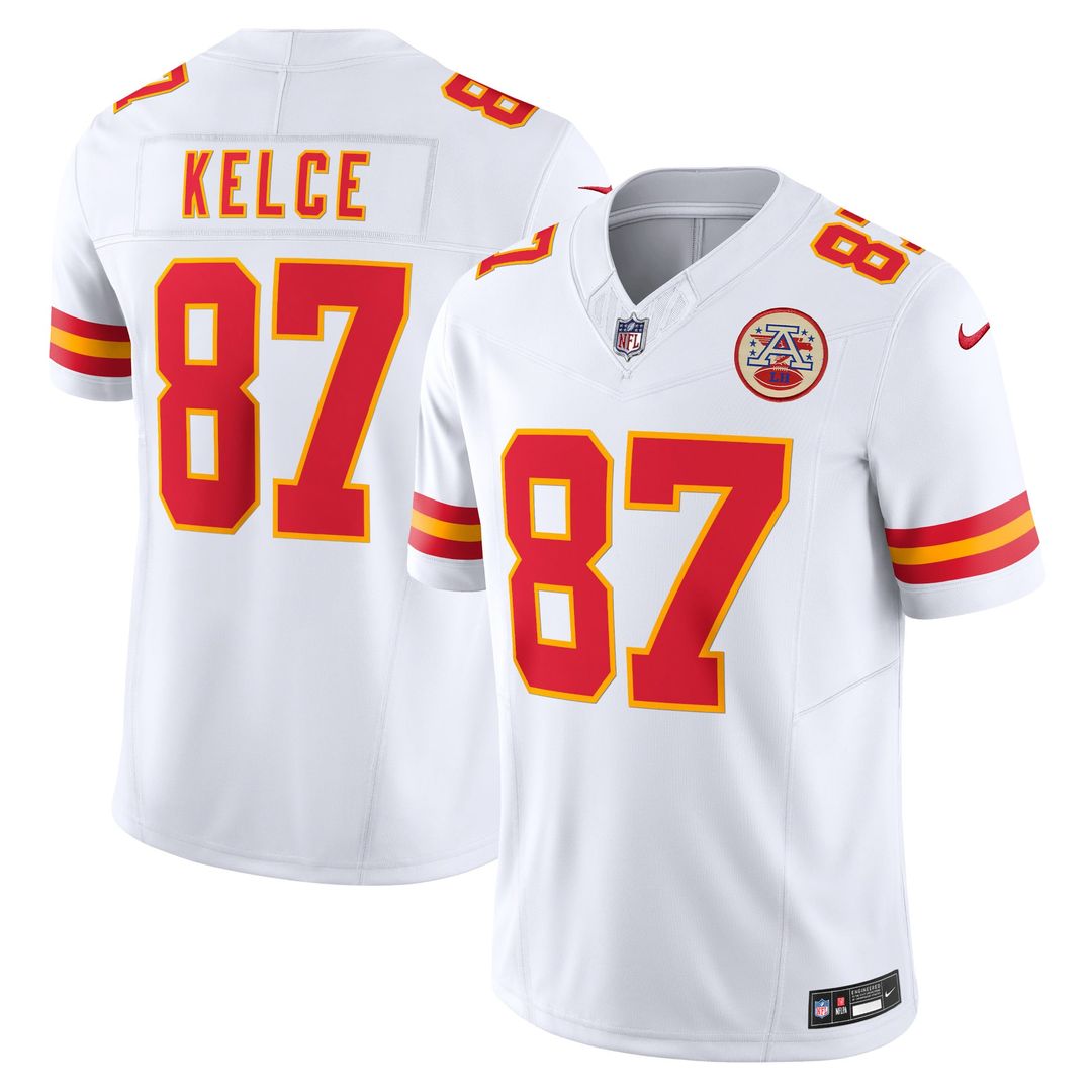 Men's Kansas City Chiefs Travis Kelce Nike Red Vapor F.U.S.E. Limited Jersey