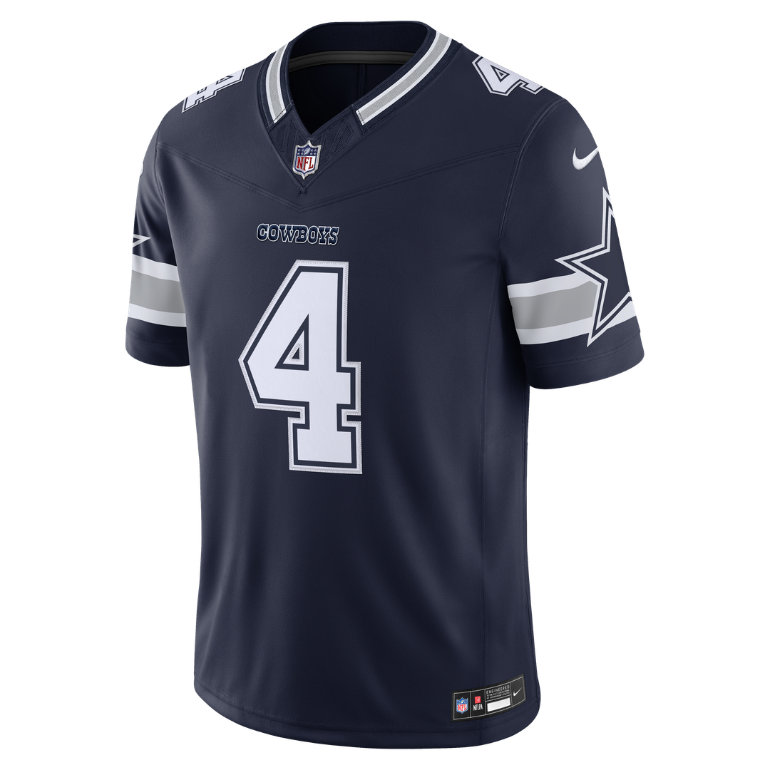 Men's Dallas Cowboys Dak Prescott Nike White Alternate Vapor F.U.S.E. Stitched Limited Jersey