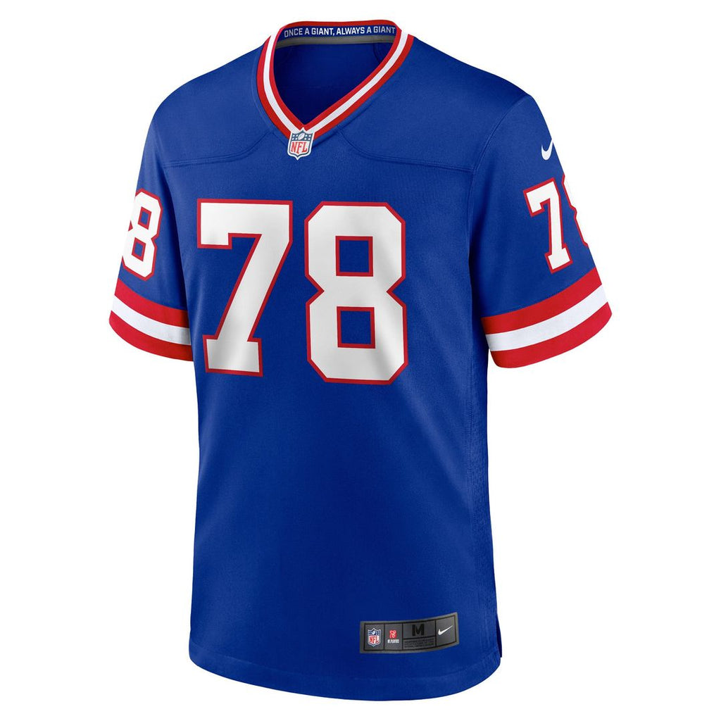 Men's New York Giants Andrew Thomas Nike Royal Alternate Game Jersey