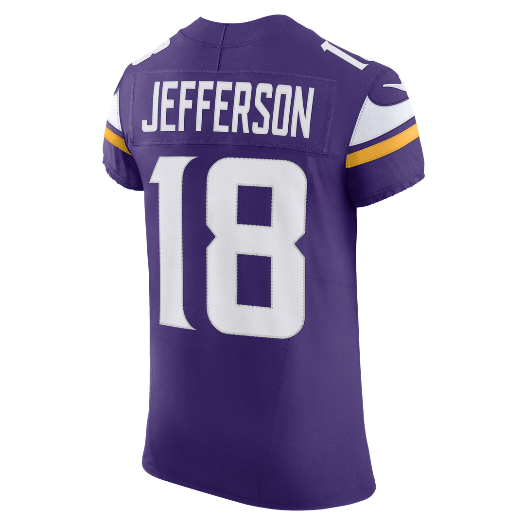 Men's Minnesota Vikings Justin Jefferson Nike Purple Team Vapor F.U.S.E. Elite Jersey
