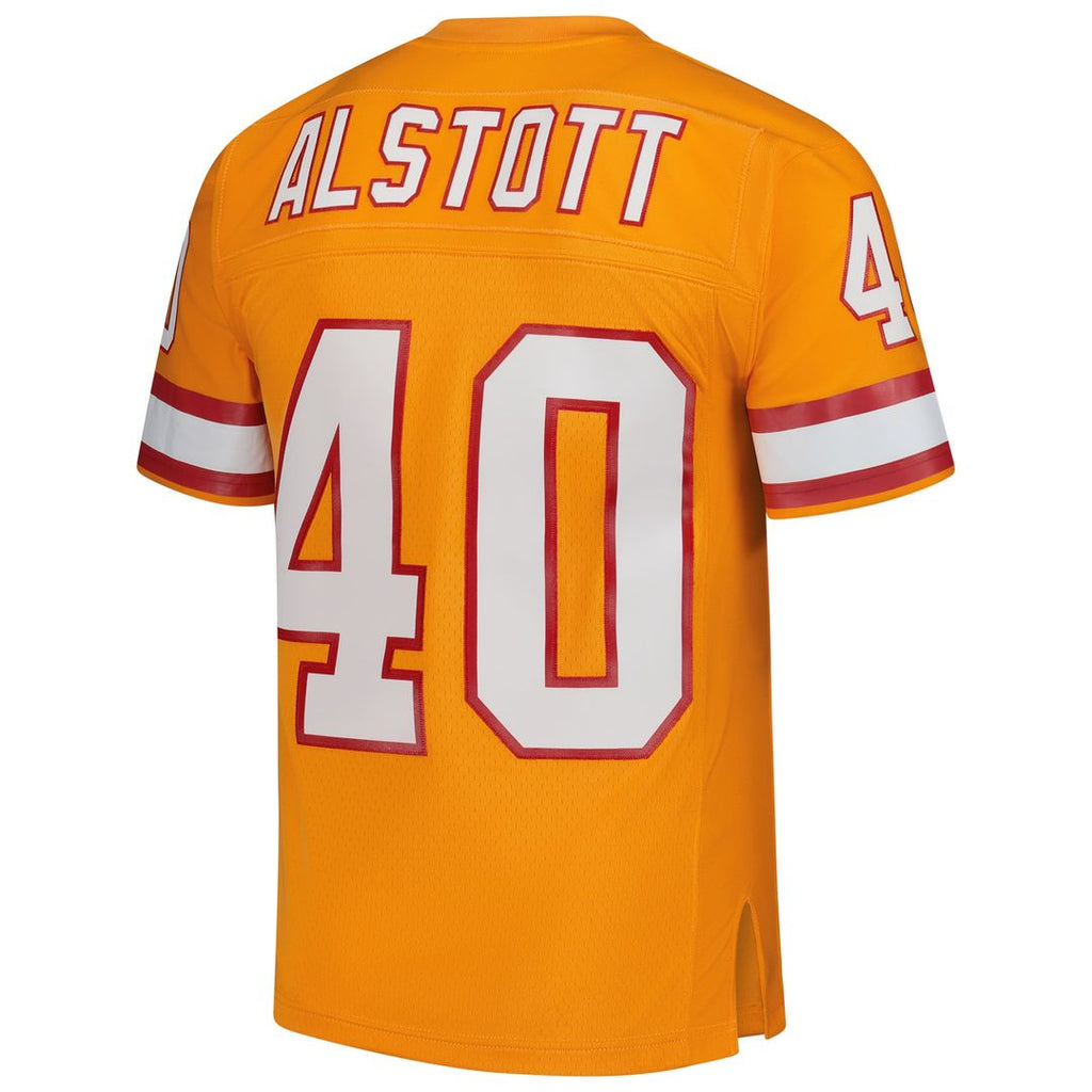 Men's Tampa Bay Buccaneers Mike Alstott Mitchell & Ness Orange Legacy Replica Jersey