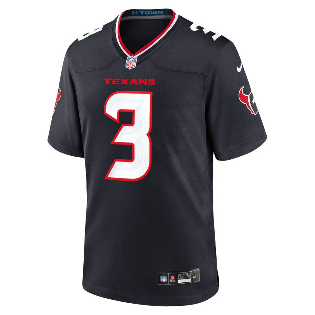 Men's Houston Texans Tank Dell Nike  Red Alternate Game Jersey