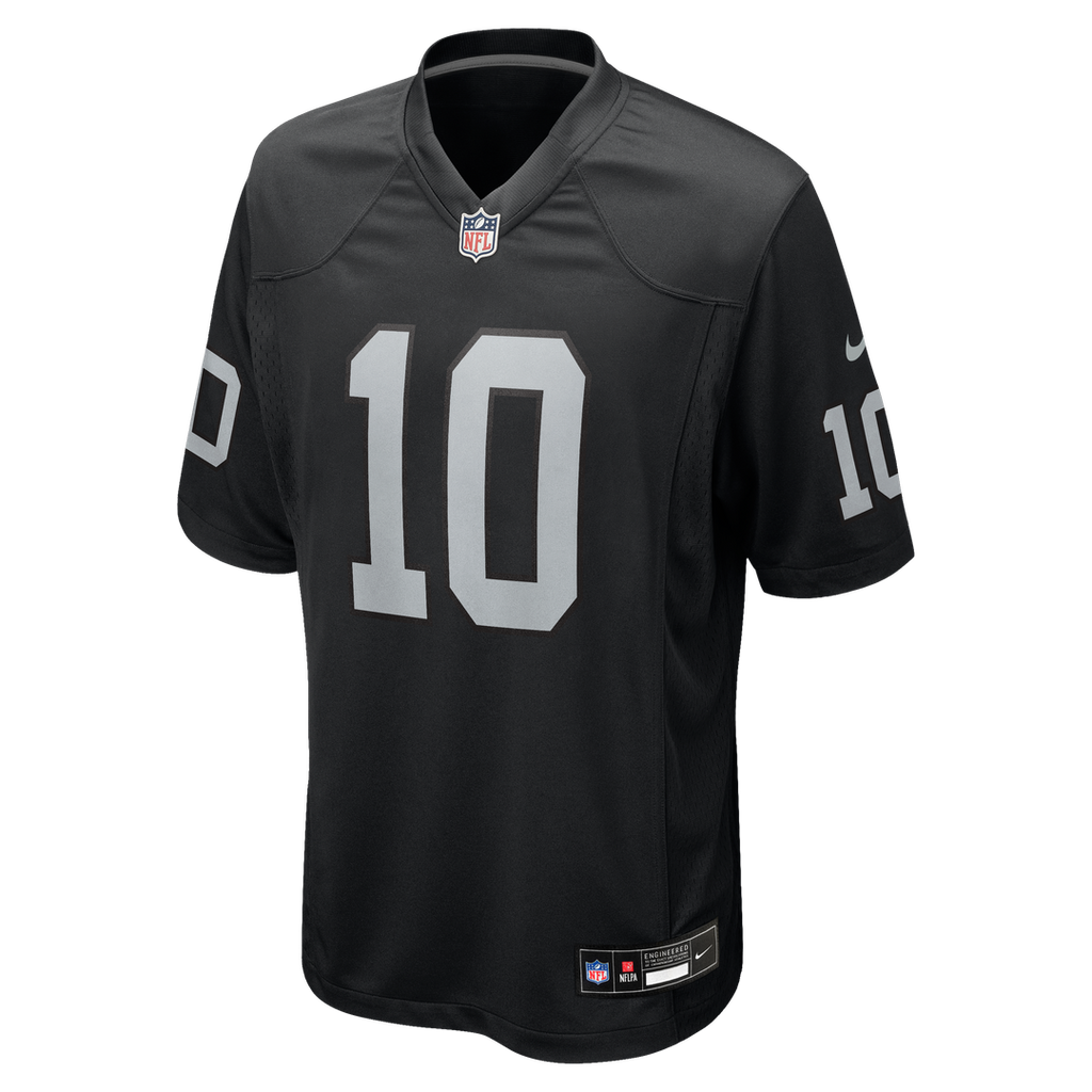 Men's Las Vegas Raiders Dont'e Thornton Jr. Nike  Black Team Game Jersey
