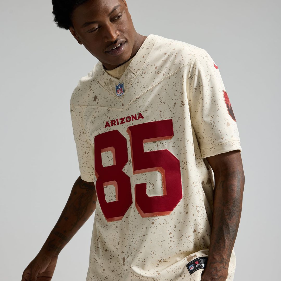 Men's Arizona Cardinals Trey McBride Nike Natural Rivalries Collection Stitched Limited Jersey