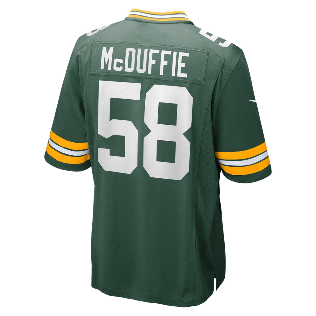 Men's Green Bay Packers Isaiah McDuffie Nike Green Game Jersey