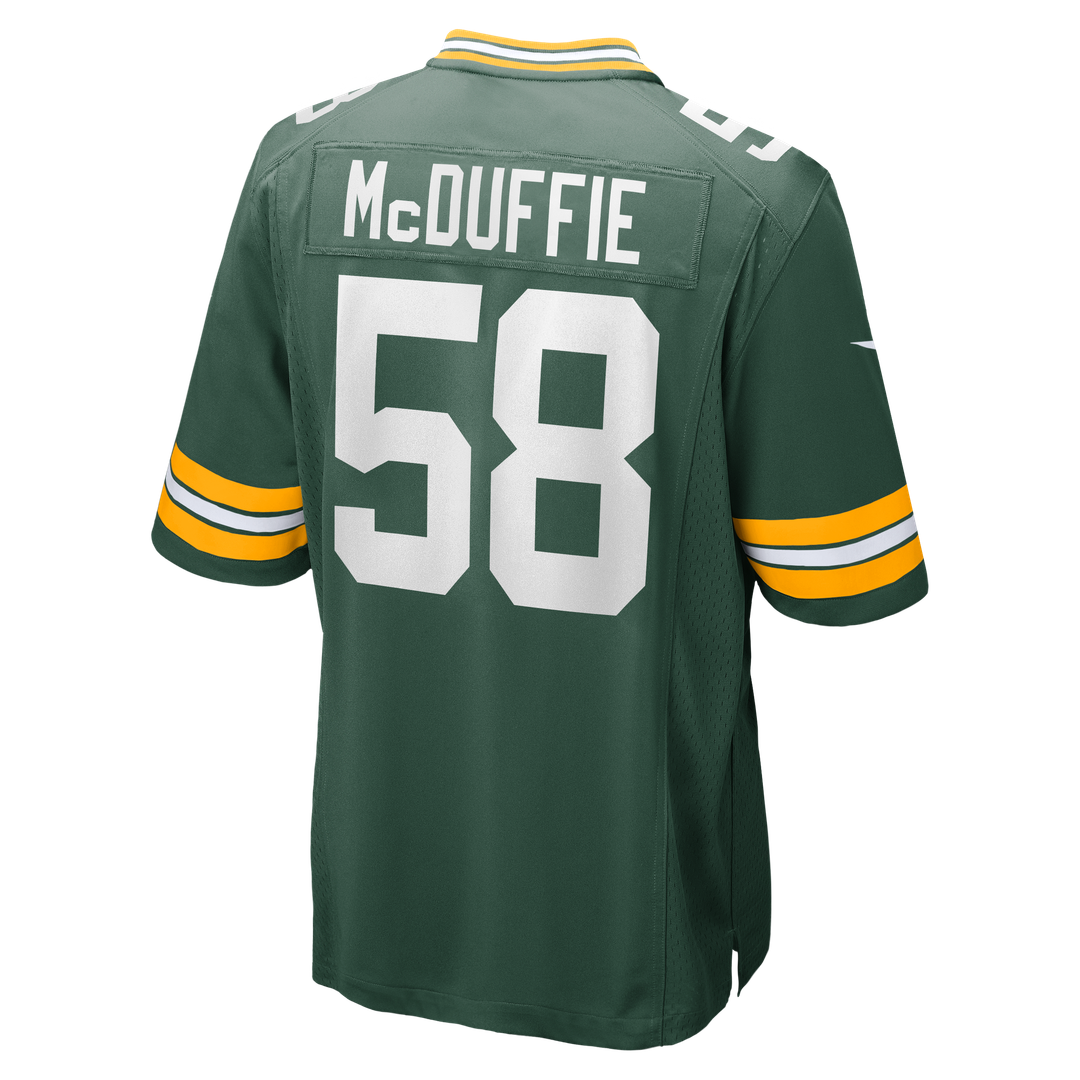 Men's Green Bay Packers Isaiah McDuffie Nike Green Game Jersey