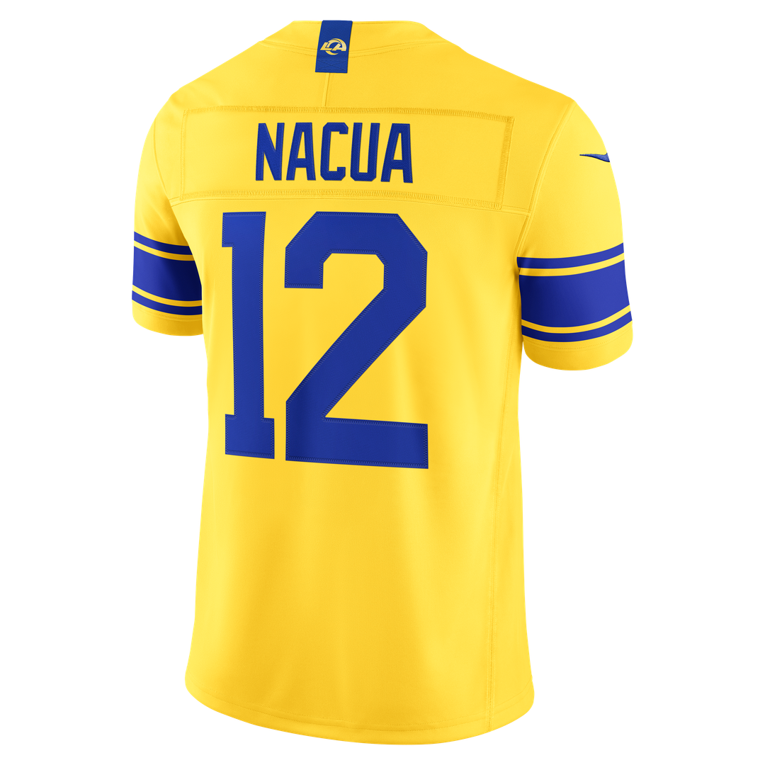 Men's Los Angeles Rams Puka Nacua Nike Royal Team Vapor F.U.S.E. Stitched Limited Jersey