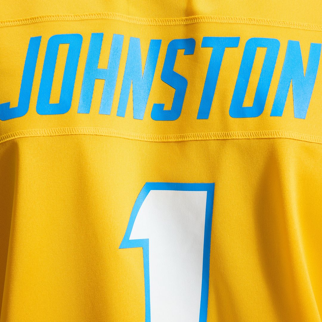 Men's Los Angeles Chargers Quentin Johnston Nike Navy Alternate Super Chargers Game Player Jersey