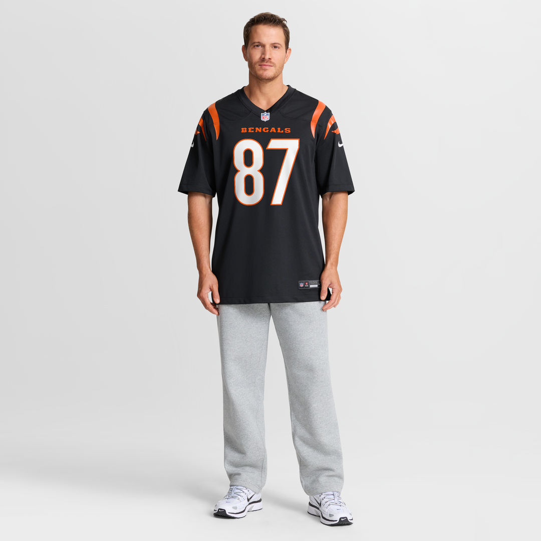 Men's Cincinnati Bengals Tanner Hudson Nike Black Home Game Player Jersey