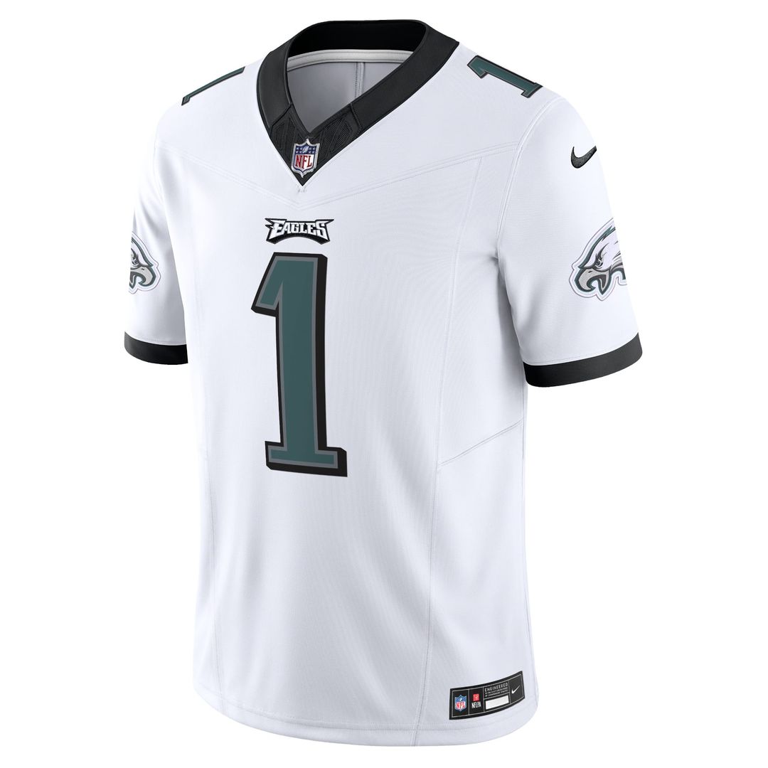 Men's Philadelphia Eagles Jalen Hurts Nike Green Vapor F.U.S.E. Limited Jersey