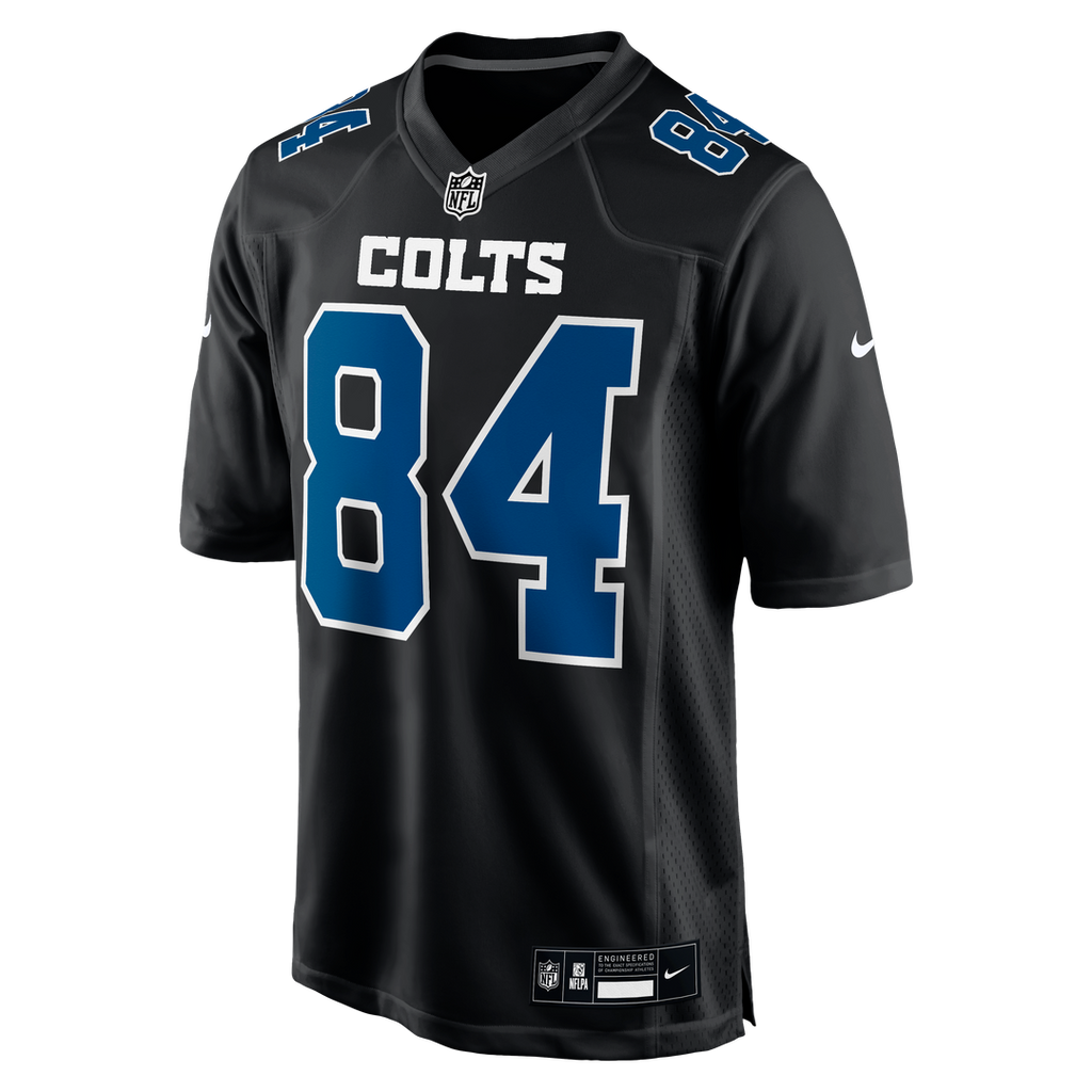 Men's Indianapolis Colts Tyler Warren Nike Carbon Black Fashion Game Jersey