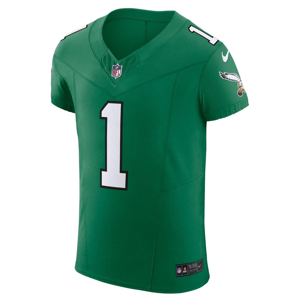 Men's Philadelphia Eagles Jalen Hurts Nike Midnight Green Team Vapor F.U.S.E. Elite Jersey