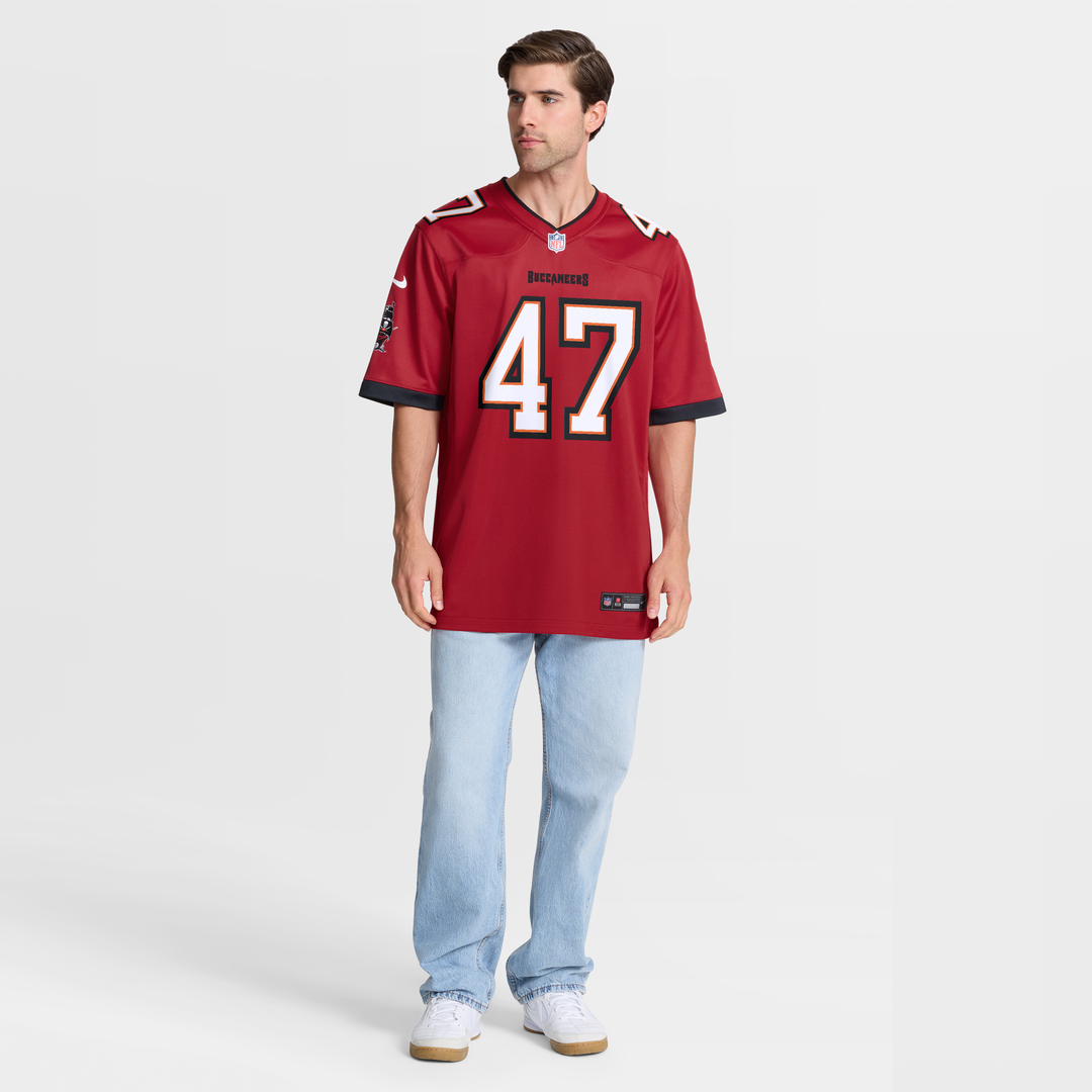 Men's Tampa Bay Buccaneers John Lynch Nike Red Game Retired Player Jersey