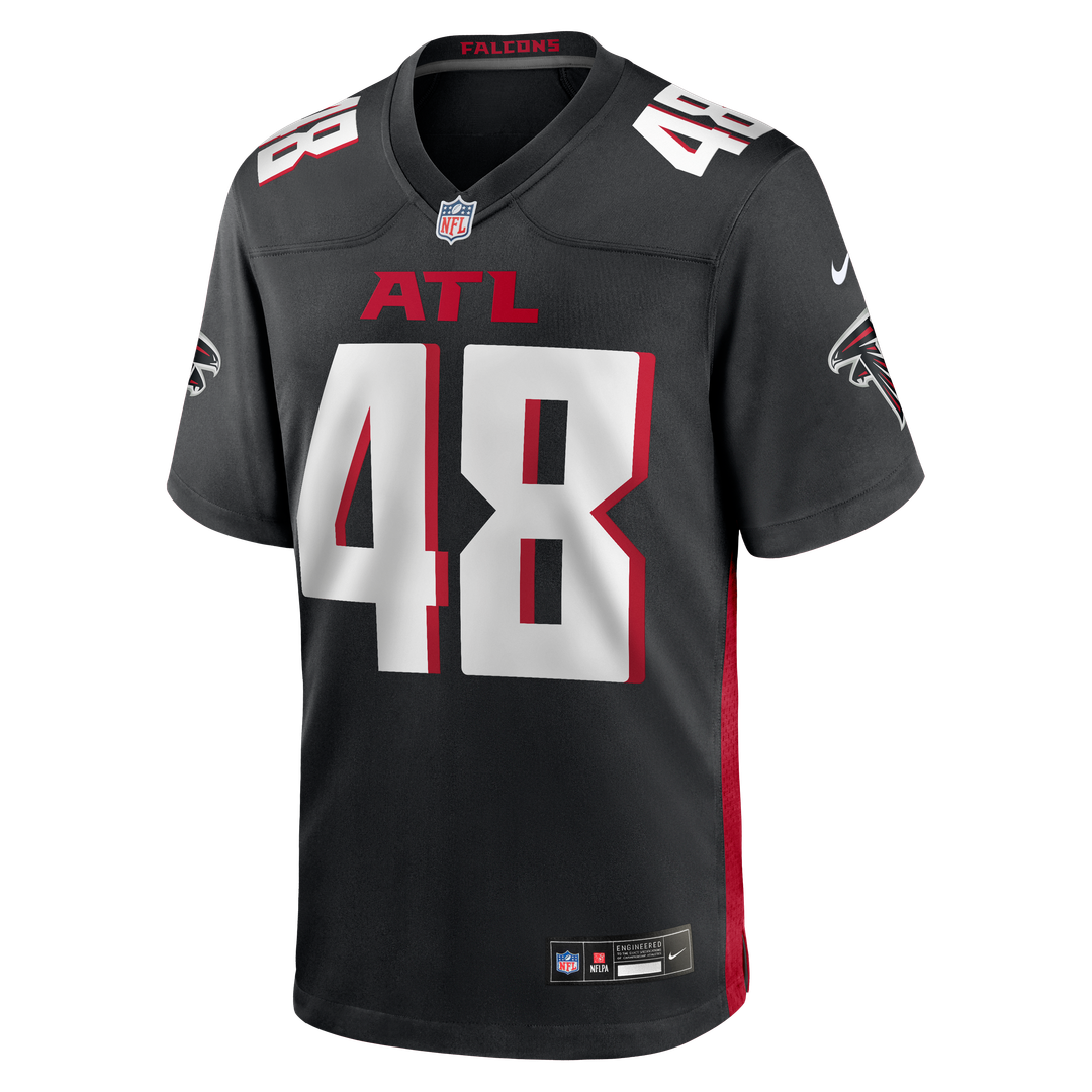 Men's Atlanta Falcons Bralen Trice Nike  Black Team Game Jersey