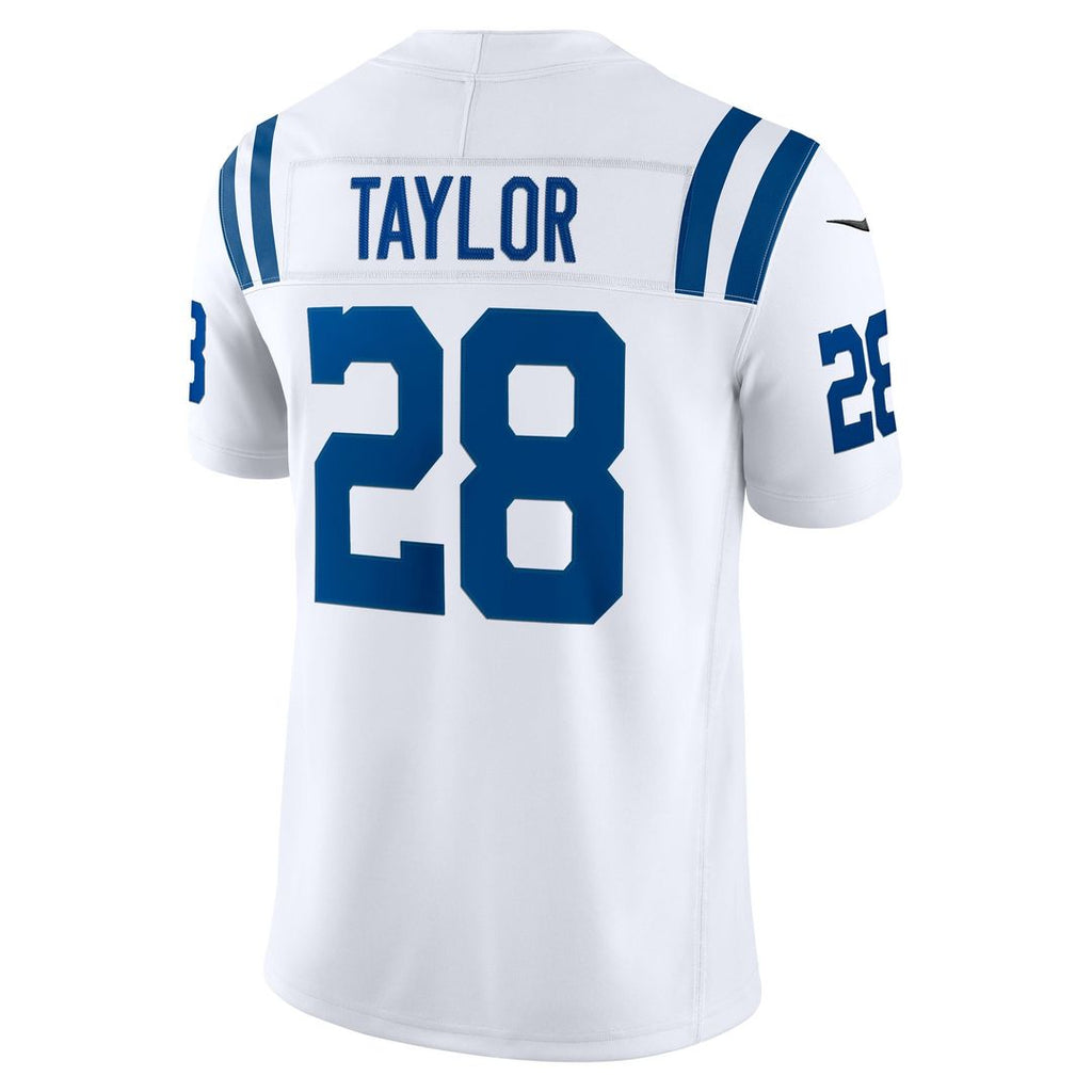 Men's Indianapolis Colts Jonathan Taylor Nike White Vapor F.U.S.E. Stitched Limited Jersey