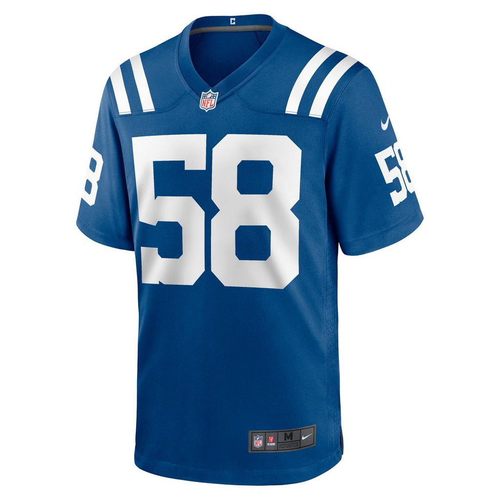 Men's Indianapolis Colts Austin Ajiake Nike  Royal Game Jersey