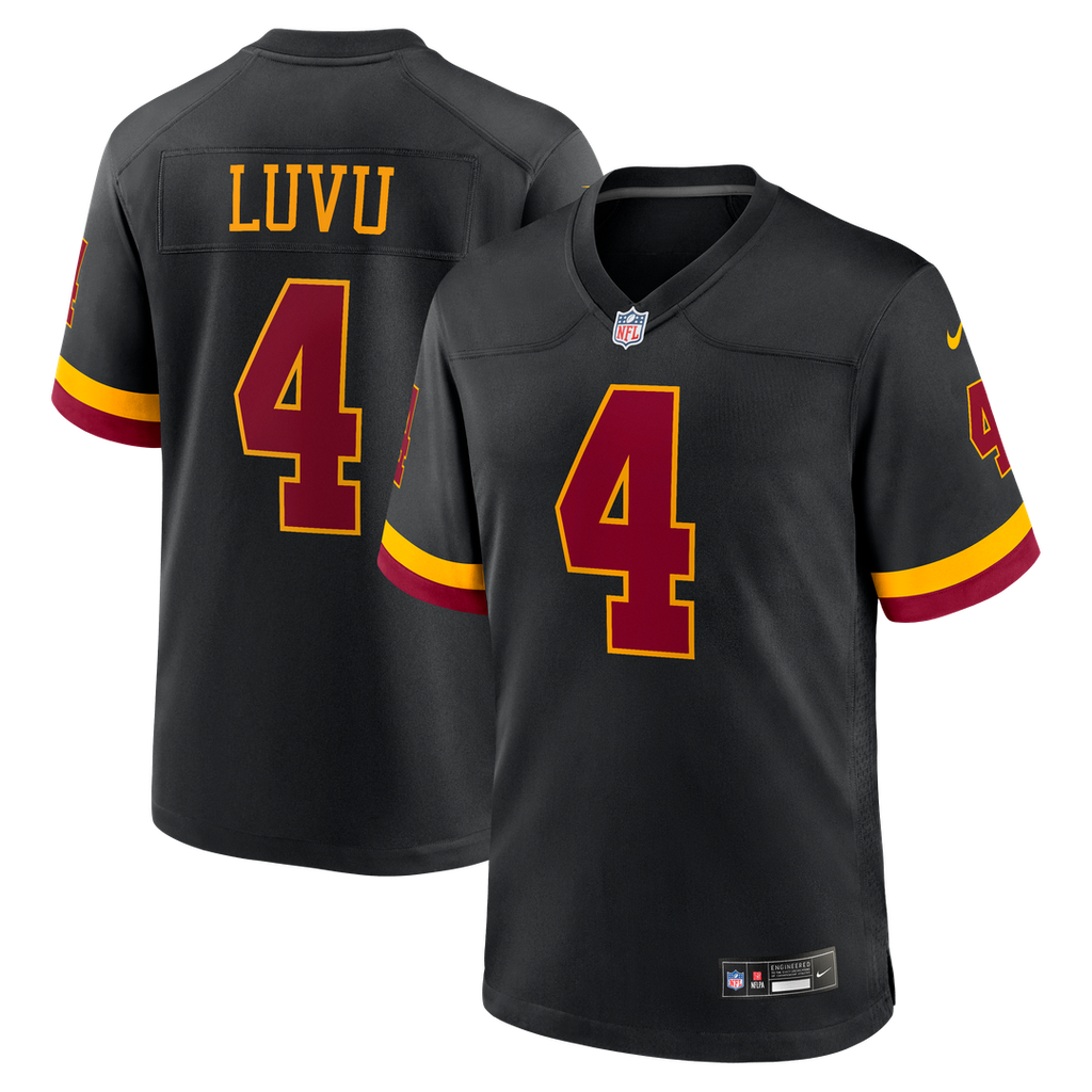 Men's Washington Commanders Frankie Luvu Nike Black Hail Raiser Alternate Game Jersey