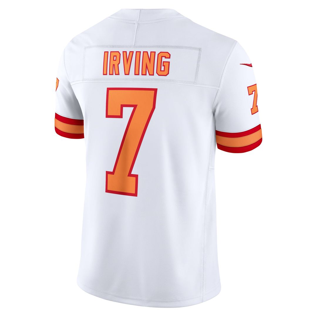 Men's '76 Tampa Bay Buccaneers Bucky Irving Nike White  Vapor F.U.S.E. Player Limited Jersey