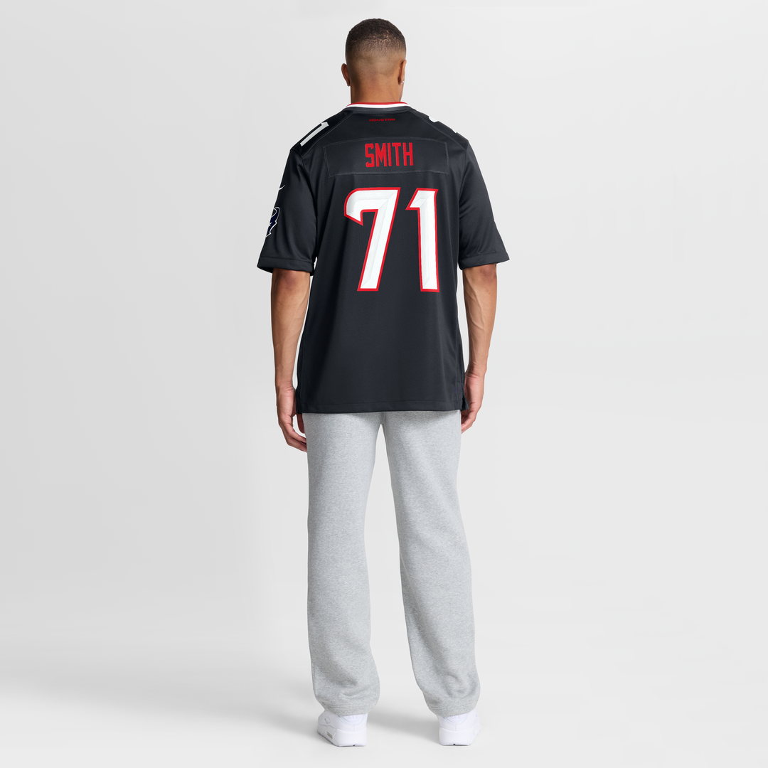 Men's Houston Texans Braden Smith Nike  Navy Team Game Jersey