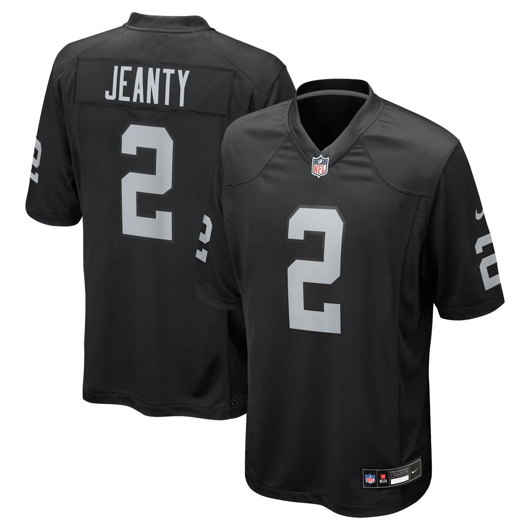 Men's Las Vegas Raiders Ashton Jeanty Nike  White Game Jersey
