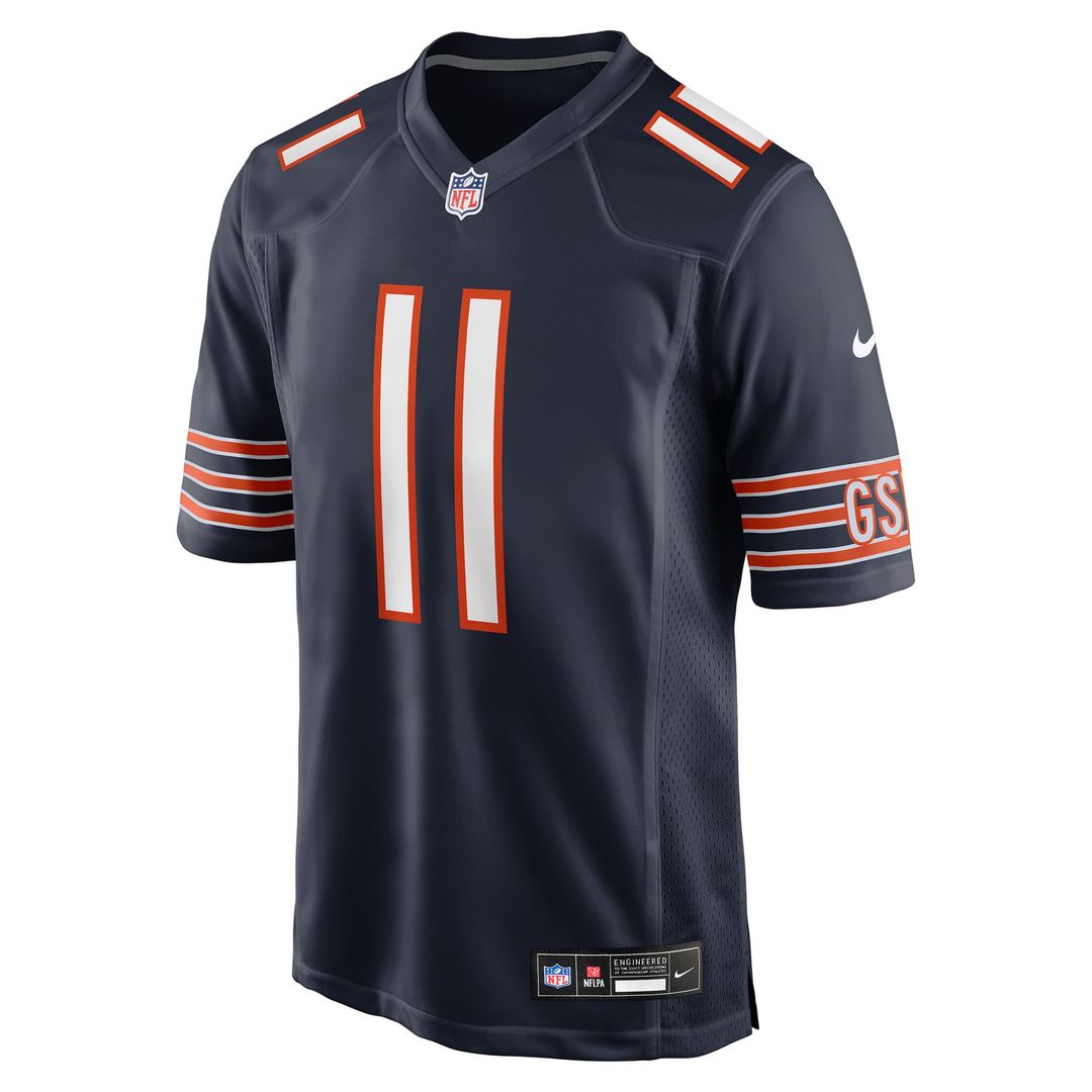 Men's Chicago Bears Case Keenum Nike  Navy Team Game Jersey