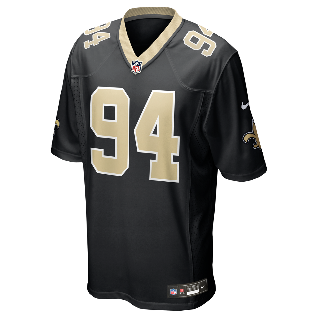 Men's New Orleans Saints Cameron Jordan Nike Black Game Jersey