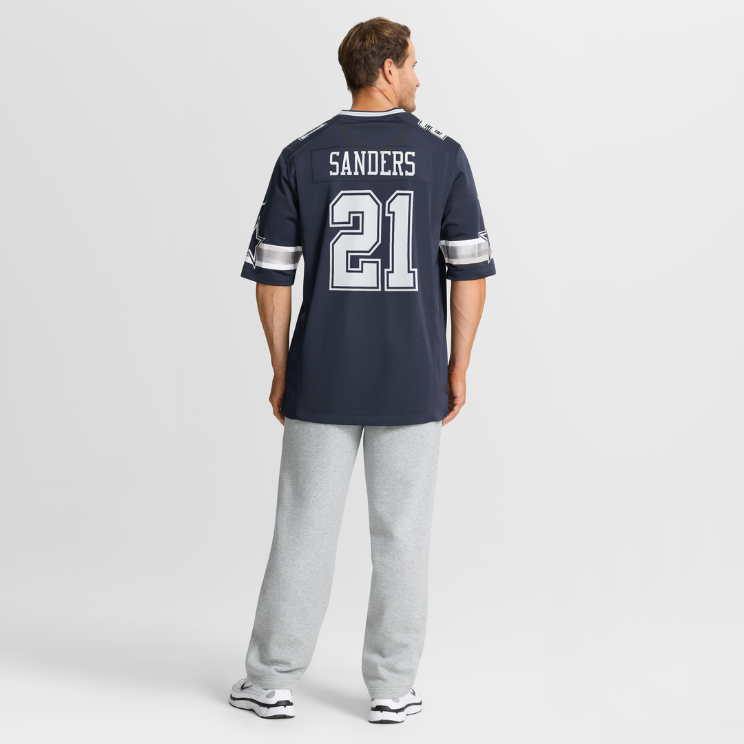 Men's Dallas Cowboys Deion Sanders Nike  Navy Team Retired Player Game Jersey