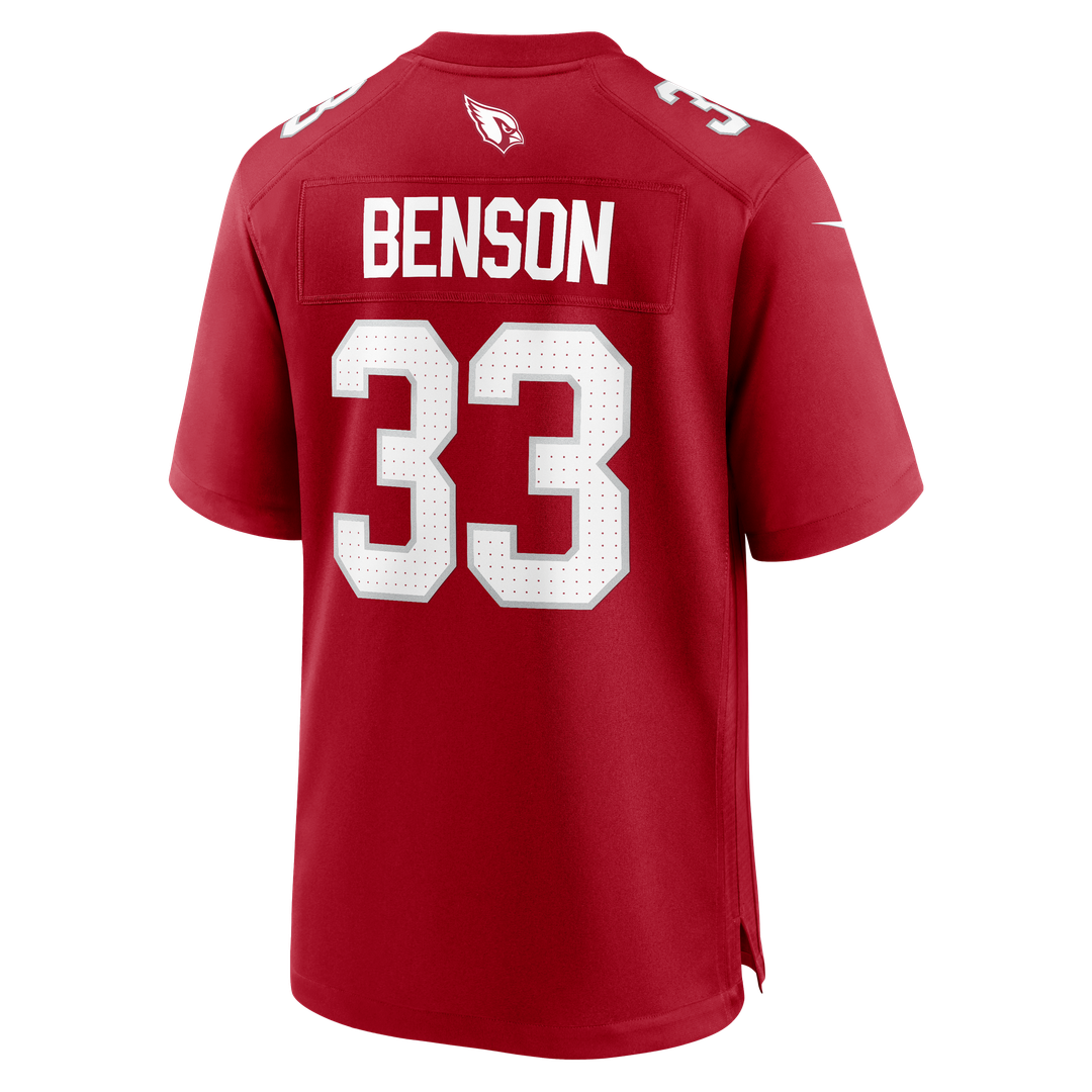 Men's Arizona Cardinals Trey Benson Nike  Cardinal Team Game Jersey