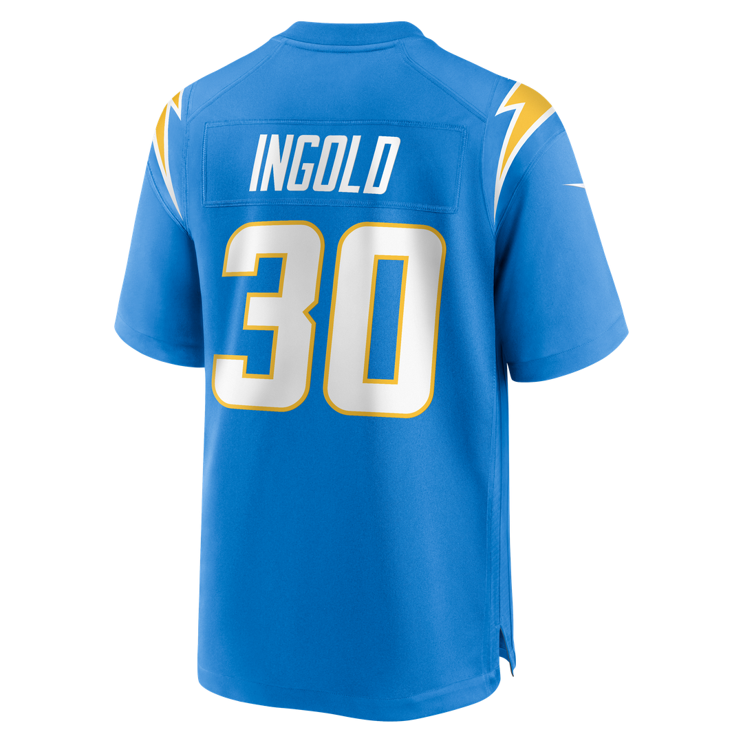 Men's Los Angeles Chargers Alec Ingold Nike Powder Blue Team Game Jersey
