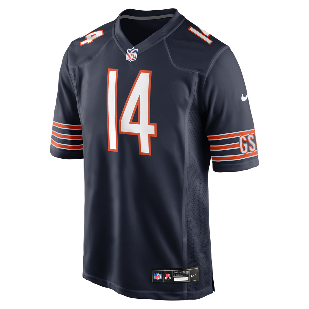 Men's Chicago Bears Kalif Raymond Nike  Navy Team Game Jersey