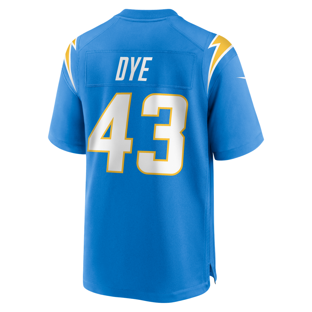 Men's Los Angeles Chargers Troy Dye Nike  Powder Blue  Game Jersey