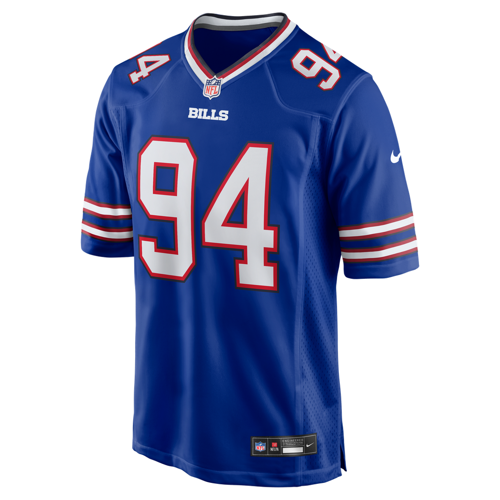 Men's Buffalo Bills Landon Jackson Nike  Royal Team Game Jersey